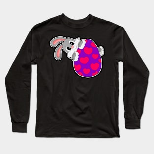 Rabbit Easter Easter egg Hearts Long Sleeve T-Shirt